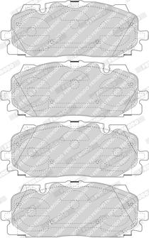 Ferodo FDB4967 - Тормозные колодки, дисковые, комплект avtokuzovplus.com.ua