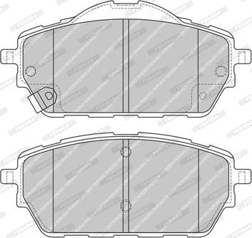Ferodo FDB4975-D - Гальмівні колодки, дискові гальма autocars.com.ua