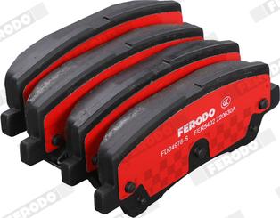 Ferodo FDB4978-S - Тормозные колодки, дисковые, комплект autodnr.net