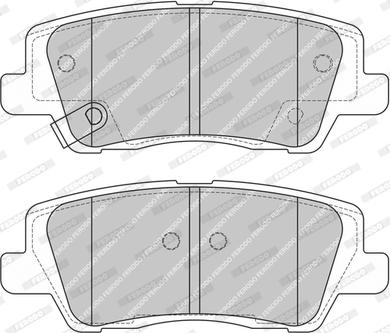 Ferodo FDB4987-D - Гальмівні колодки, дискові гальма autocars.com.ua