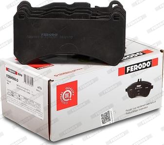 Ferodo FDB4988-D - Тормозные колодки, дисковые, комплект avtokuzovplus.com.ua