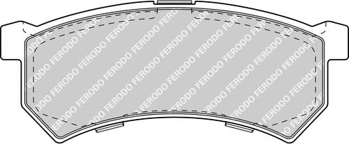 Ferodo FDB5002 - Тормозные колодки, дисковые, комплект autodnr.net