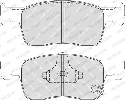 Ferodo FDB5033-D - Тормозные колодки, дисковые, комплект avtokuzovplus.com.ua