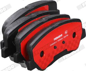 Ferodo FDB5035-S - Гальмівні колодки, дискові гальма autocars.com.ua