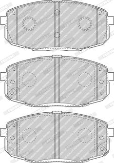 Ferodo FDB5038 - Тормозные колодки, дисковые, комплект avtokuzovplus.com.ua