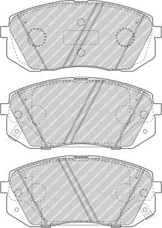 Ferodo FDB5039 - Гальмівні колодки, дискові гальма autocars.com.ua