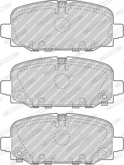 Ferodo FDB5049 - Гальмівні колодки, дискові гальма autocars.com.ua