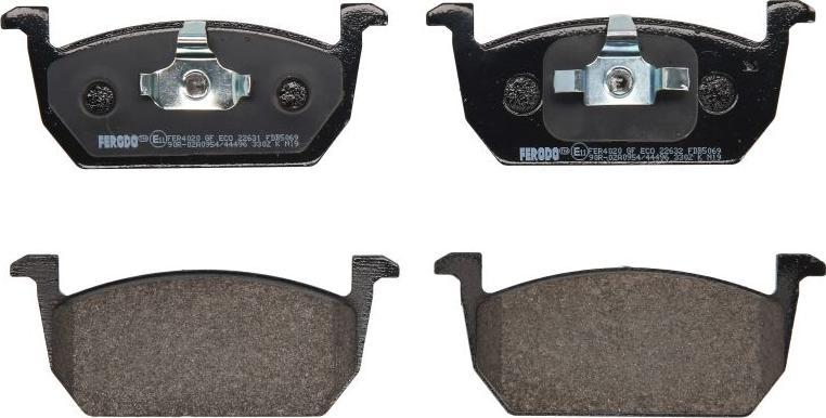 Ferodo FDB5069 - Гальмівні колодки, дискові гальма autocars.com.ua