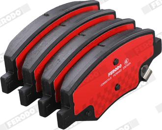 Ferodo FDB5070-S - Гальмівні колодки, дискові гальма autocars.com.ua