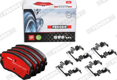 Ferodo FDB5079-S - Тормозные колодки, дисковые, комплект autodnr.net