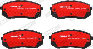 Ferodo FDB5079-S - Тормозные колодки, дисковые, комплект autodnr.net