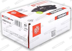 Ferodo FDB5121-D - Гальмівні колодки, дискові гальма autocars.com.ua