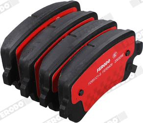 Ferodo FDB5121-S - Гальмівні колодки, дискові гальма autocars.com.ua