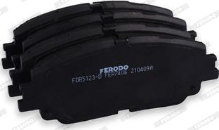 Ferodo FDB5123-D - Тормозные колодки, дисковые, комплект avtokuzovplus.com.ua