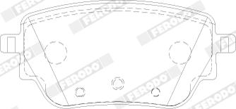 Ferodo FDB5183 - Гальмівні колодки, дискові гальма autocars.com.ua