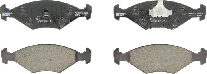 Ferodo FDB519 - Гальмівні колодки, дискові гальма autocars.com.ua