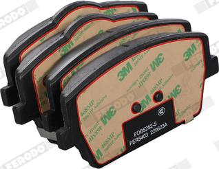 Ferodo FDB5252-S - Гальмівні колодки, дискові гальма autocars.com.ua