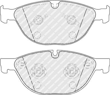 Ferodo FDB5270 - Тормозные колодки, дисковые, комплект avtokuzovplus.com.ua