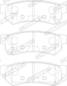 Ferodo FDB5283 - Тормозные колодки, дисковые, комплект avtokuzovplus.com.ua