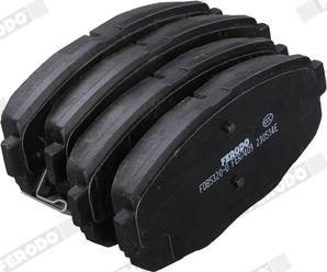 Ferodo FDB5320-D - Гальмівні колодки, дискові гальма autocars.com.ua