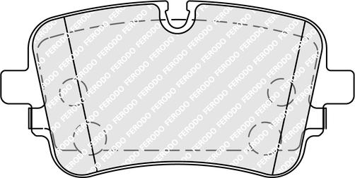 Ferodo FDB5367 - Тормозные колодки, дисковые, комплект avtokuzovplus.com.ua