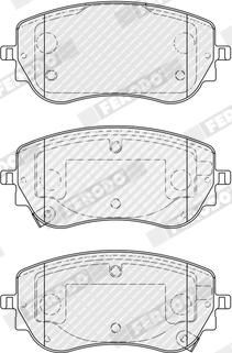 Ferodo FDB5370 - Гальмівні колодки, дискові гальма autocars.com.ua