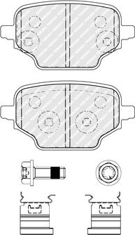 Ferodo FDB5378 - Тормозные колодки, дисковые, комплект avtokuzovplus.com.ua