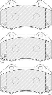 Ferodo FDB5382 - Тормозные колодки, дисковые, комплект avtokuzovplus.com.ua