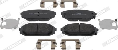Ferodo FDB5445 - Гальмівні колодки, дискові гальма autocars.com.ua