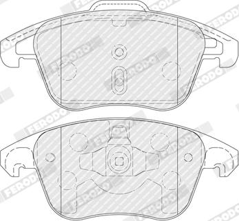 Ferodo FDB5448 - Тормозные колодки, дисковые, комплект autodnr.net