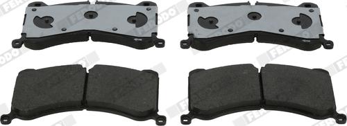 Ferodo FDB5495 - Гальмівні колодки, дискові гальма autocars.com.ua