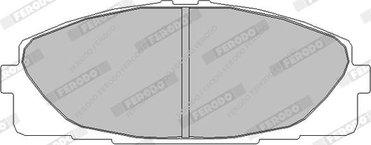 Ferodo FDB554Q - Тормозные колодки, дисковые, комплект autodnr.net