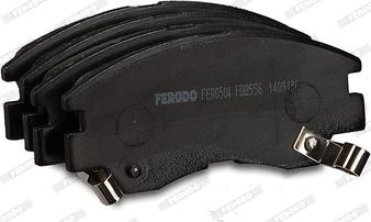 Ferodo FDB556-D - Тормозные колодки, дисковые, комплект avtokuzovplus.com.ua