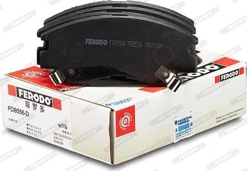 Ferodo FDB556-D - Тормозные колодки, дисковые, комплект avtokuzovplus.com.ua