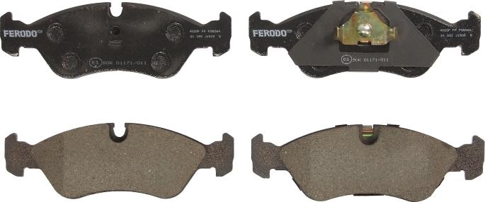 Ferodo FDB584 - Гальмівні колодки, дискові гальма autocars.com.ua
