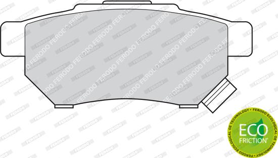 Ferodo FDB621 - Тормозные колодки, дисковые, комплект autodnr.net