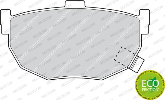 Ferodo FDB638 - Тормозные колодки, дисковые, комплект autodnr.net