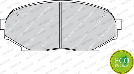 Ferodo FDB653 - Тормозные колодки, дисковые, комплект avtokuzovplus.com.ua