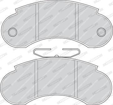 Ferodo FDB750 - Тормозные колодки, дисковые, комплект autodnr.net