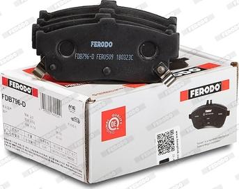 Ferodo FDB796-D - Тормозные колодки, дисковые, комплект autodnr.net
