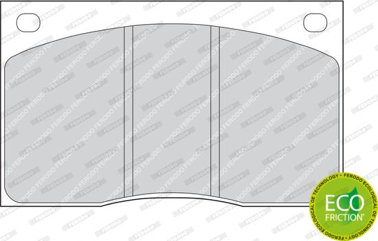 Ferodo FDB817 - Тормозные колодки, дисковые, комплект autodnr.net