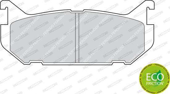 Ferodo FDB869 - Тормозные колодки, дисковые, комплект avtokuzovplus.com.ua