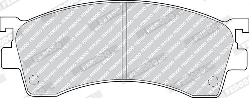 Ferodo FDB870 - Тормозные колодки, дисковые, комплект autodnr.net