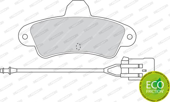 Ferodo FDB913 - Тормозные колодки, дисковые, комплект avtokuzovplus.com.ua