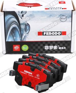 Ferodo FDB956B-S - Тормозные колодки, дисковые, комплект autodnr.net