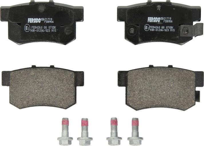Ferodo FDB956 - Гальмівні колодки, дискові гальма autocars.com.ua