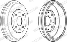 Ferodo FDR329322 - Тормозной барабан avtokuzovplus.com.ua