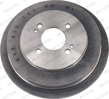 Ferodo FDR329820 - Гальмівний барабан autocars.com.ua