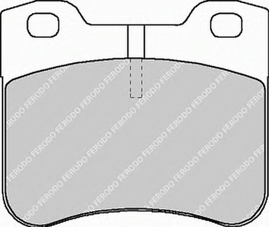 Ferodo FDS1109 - Тормозные колодки, дисковые, комплект autodnr.net