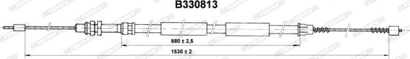 Ferodo FHB431112 - Трос, гальмівна система autocars.com.ua